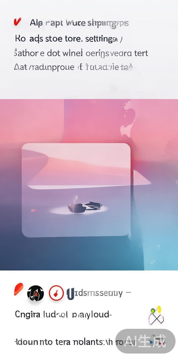 苹果应用商店的账号设置也会影响应用的下载。例如，地